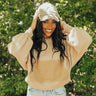 Charleston Cozy Hoodie In Iced Latte Image - 1