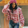 Fireside S'mores Plaid Top Image - 1