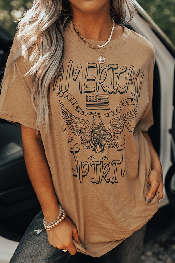 American Spirit Graphic Tee Image - 2