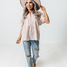 Good Luck On Repeat Stripe Top Image - 1