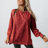 Take Your Shot Sweatshirt In Red Image - 1