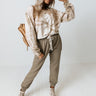 Fast Track Tie Dye Sweatshirt In Iced latte Image - 1