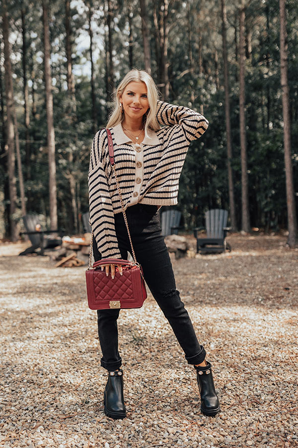 Make It Better Stripe Sweater Image - 2