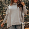 Time For Cozy Sweater in Grey Curves Image - 1