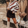 The Brit Faux Suede Skirt Image - 1