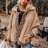 Chestnut Latte Sherpa Jacket Image - 1