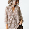 Full Of Passions Leopard Top In Ivory Image - 1