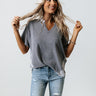 Red Rocks Concert Shift Top In Airy Blue Image - 1