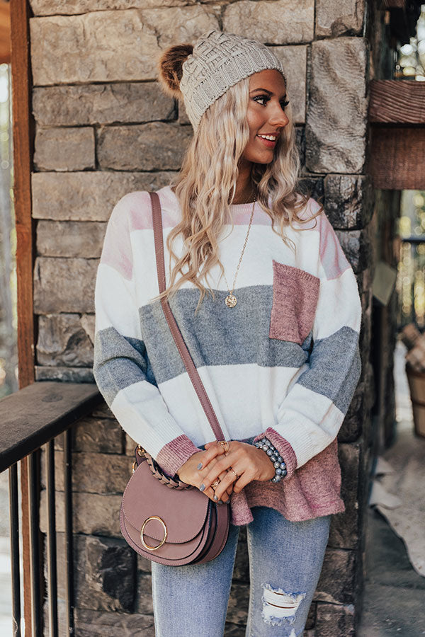 Free To Dream Stripe Sweater Image - 1