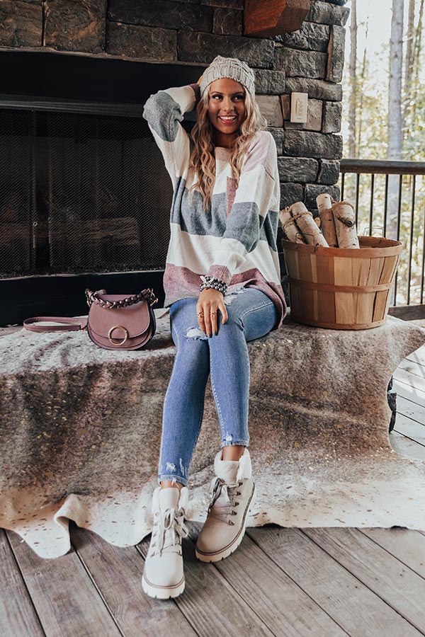 Free To Dream Stripe Sweater Image - 2