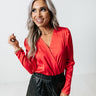 All This Appeal Bodysuit In Red Image - 1