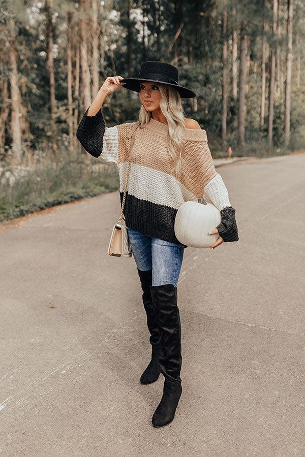 Coffee Weather Knit Sweater Image - 1