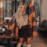 Forest Trails Plaid Poncho Image - 1