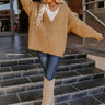 On The Vine Knit Cardigan In Mustard Image - 1