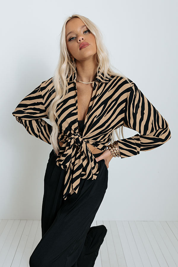 Unseen Beauty Tie Top Image - 1