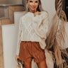 Warms My Soul Cable Knit Sweater Image - 1