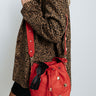 Deepest Desires Faux Leather Crossbody In Scarlet Image - 1