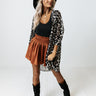 Let's Talk Leopard Overlay In Grey Image - 1