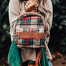Weekend In Asheville Plaid Backpack In Camel Image - 1