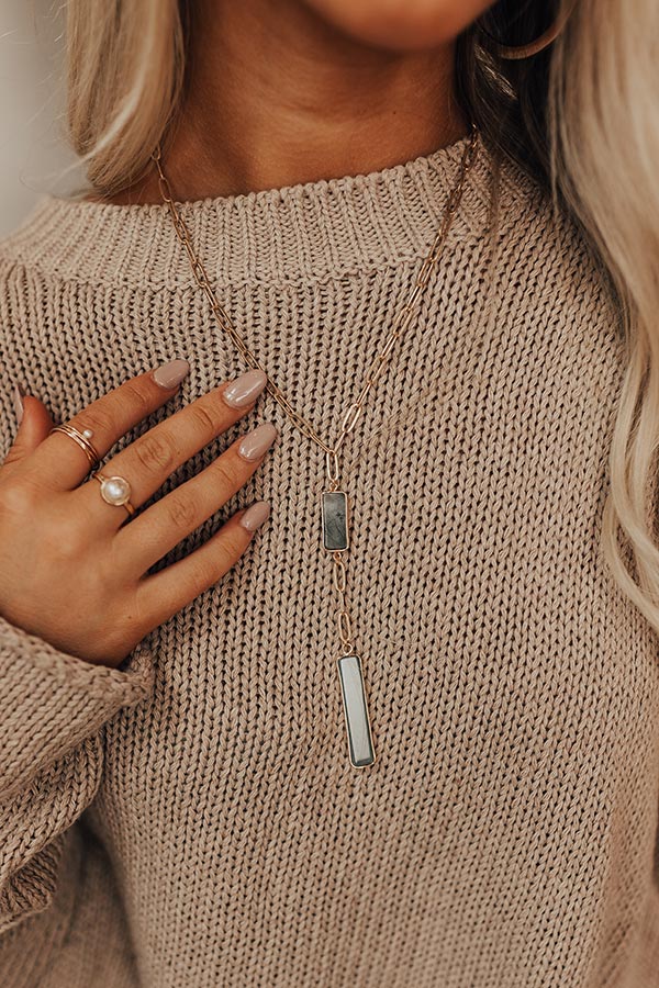 Style A La Mode Necklace In Green