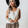 Chardonnay Babe Shift Top In Birch Image - 1