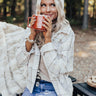 Stay Gourd-geous Plaid Jacket In Light Birch Image - 1