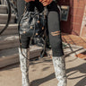 Deepest Desires Faux Leather Crossbody In Black Image - 1