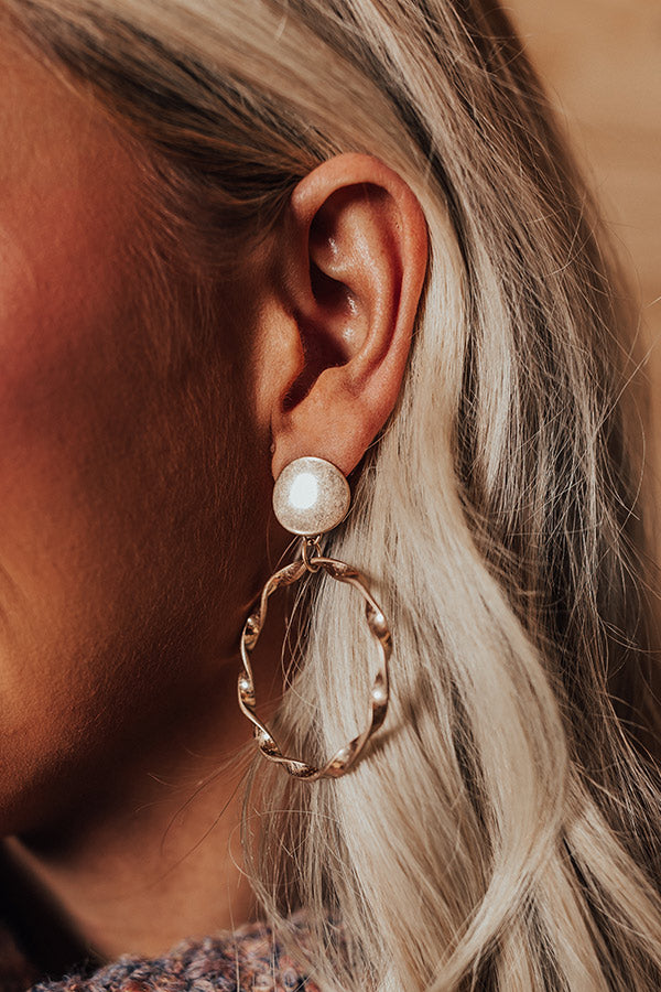 Only Gets Better Earrings In Gold Image - 2
