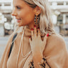 In The Now Hoop Earrings In Black Image - 1