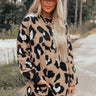 Starts With Love Leopard Sweater In Mocha Image - 1