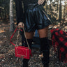 The Stanley High Waist Faux Leather Shorts In Black Image - 1