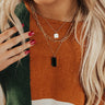 Love Buzz Layered Necklace In Emerald Image - 1