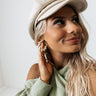 Sweet Reputation Hoop Earrings In Ivory Image - 1