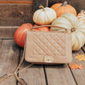 Starts With Love Faux Leather Crossbody In Warm Taupe Image - 1