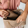 Sass In The City Faux Leather Tote In Warm Taupe Image - 1