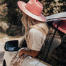 Beautiful Truth Felt Fedora In Pink Image - 1