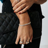 You Are Invited Cubic Zirconia Bracelet In Gold Image - 1