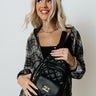 Crash Into You Faux Leather Backpack Image - 1