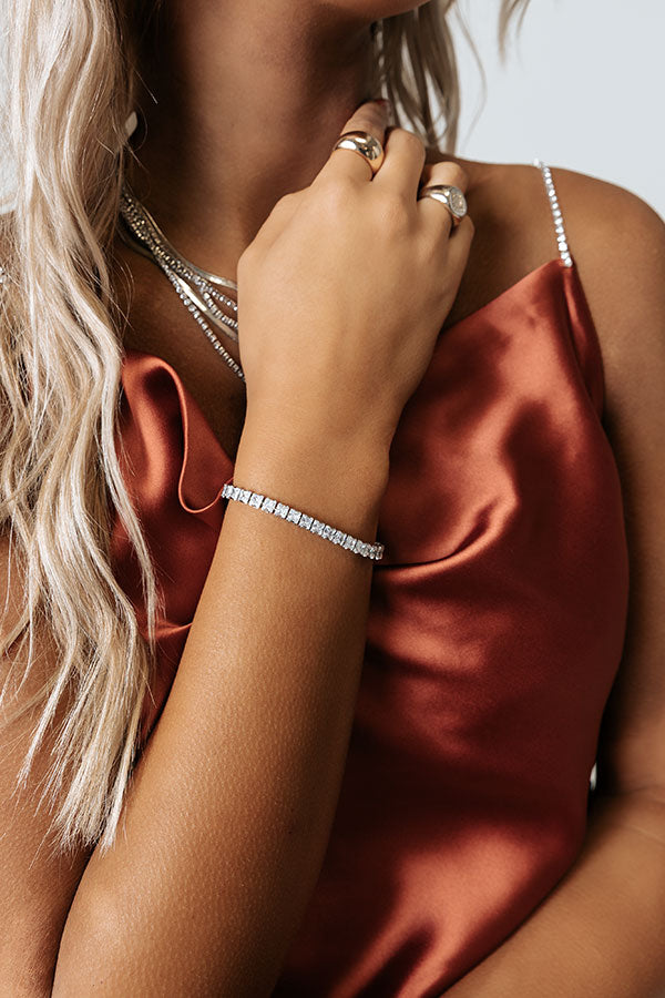 Best Version Cubic Zirconia Bracelet In Silver