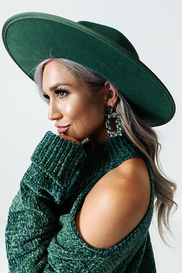 Prepared To Party Earrings In Emerald Image - 1