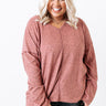 Cozy Coast Shift Top In Blush Curves Image - 1