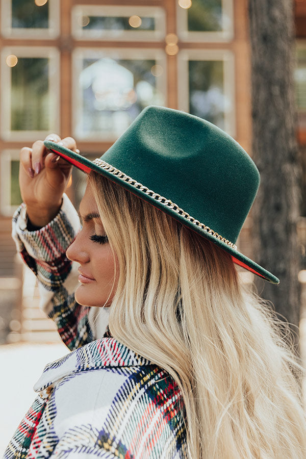 Easy Rider Felt Fedora In Deep Forest Image - 1
