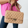Mod Squad Quilted Tote In Tan Image - 1