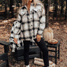 Cozy Up In Carolina Plaid Jacket In Black Image - 1