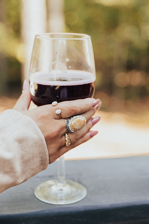 Luxe Moment Ring In Beige Image - 1