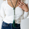 Full Of Passion Necklace In Hunter Green Image - 1