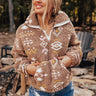 Weekend In Asheville Sherpa Pullover In Mocha Image - 1