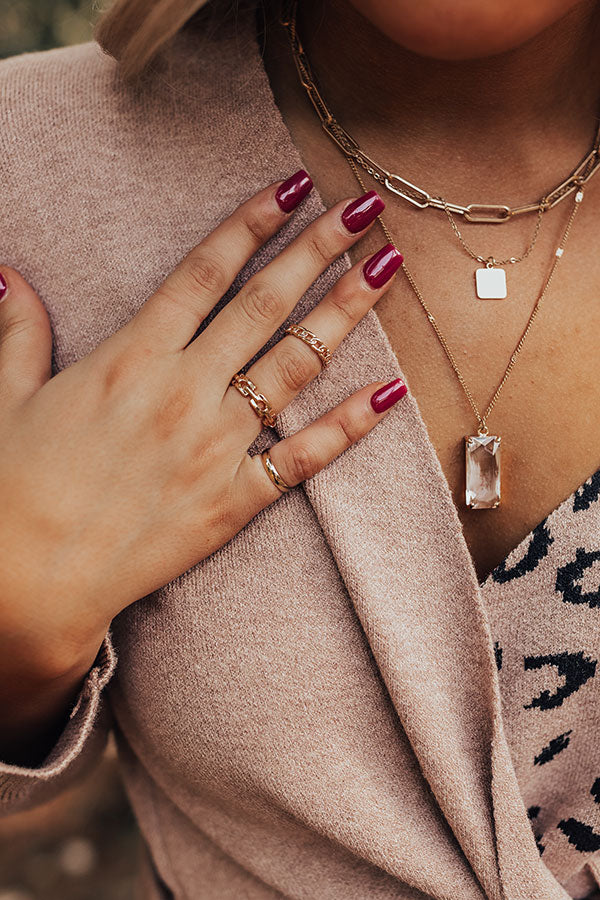 Jewel Of The Hour Ring Set Image - 1