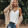 Staple Lace Trim Tank In Cream Image - 1