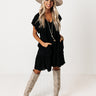 Just A Call Away Shift Dress In Black Image - 1